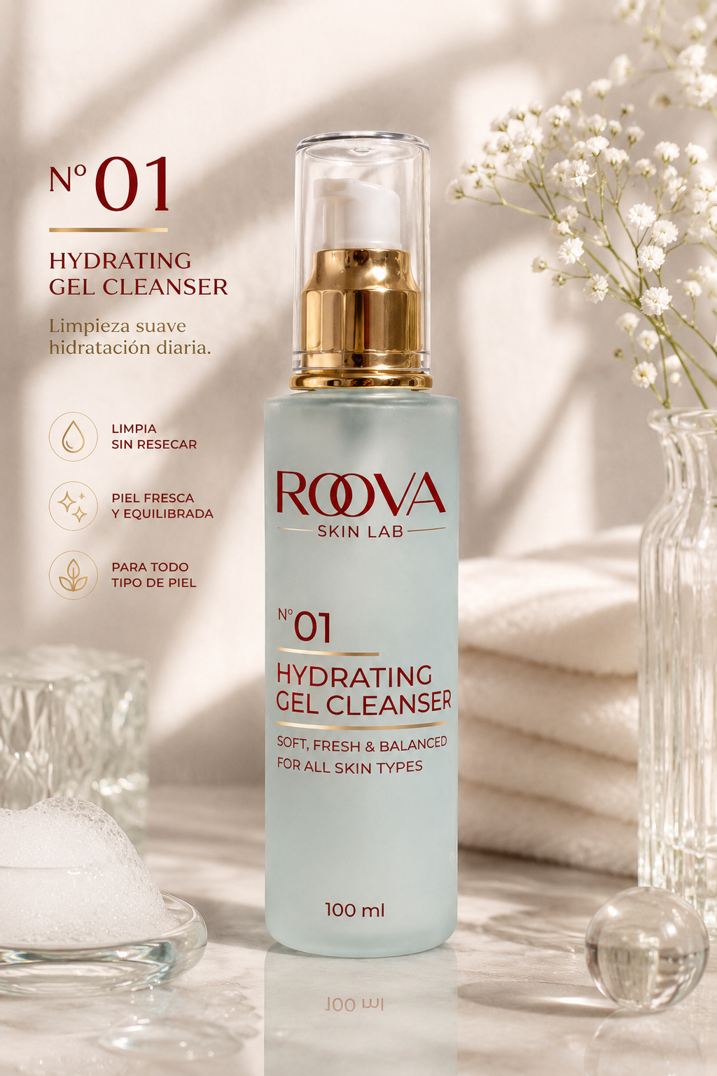 Skin Care Coreano Serum+Gel limpiador