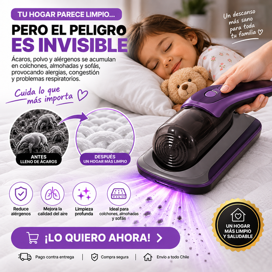 Aspiradora Antiácaros para colchones
