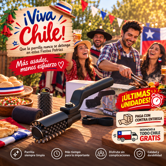 Cepillo eléctrico parrilla