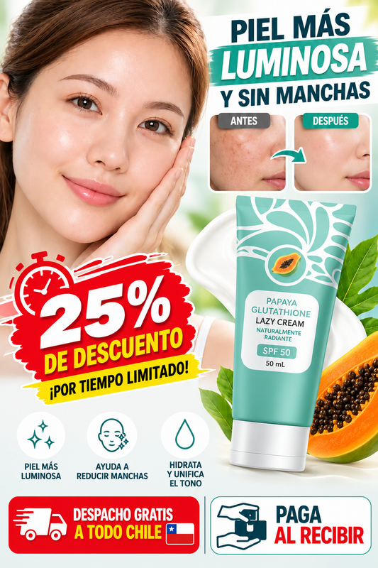 Crema Para Manchas con Papaya y Glutatión
